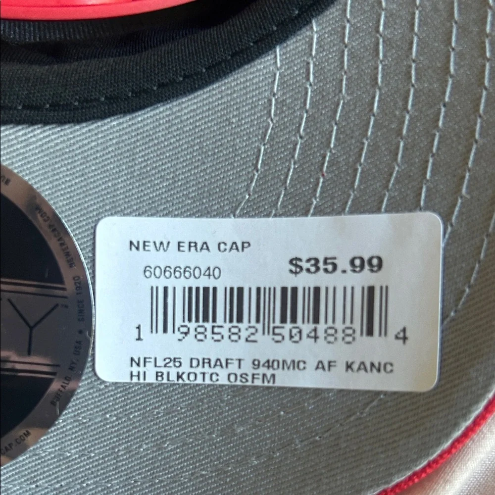New Era Kansas City Chiefs Cap‎ - Black and Red